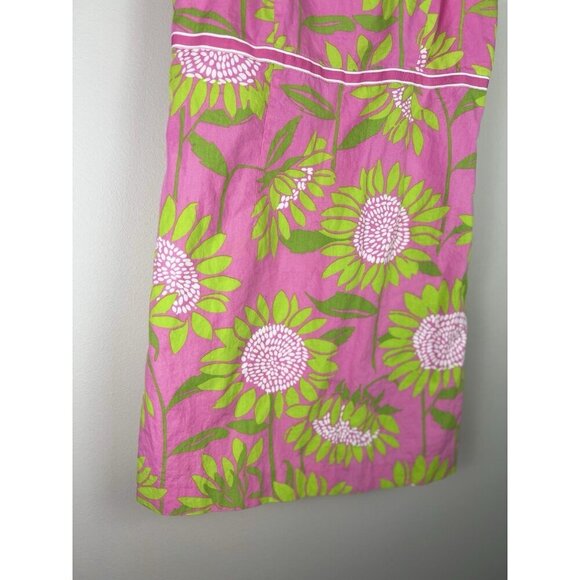 Lilly Pulitzer Girls Kids Dress Pink Yellow Retro Easter Spring size 12 - Picture 3 of 7